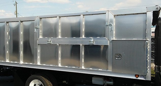 MC Ventures Aluminum Landscape Dump Body — supplier reference configuration