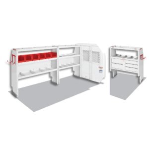 General Service & Contractor — Ford Transit Low Roof 130″ WB — layout overview