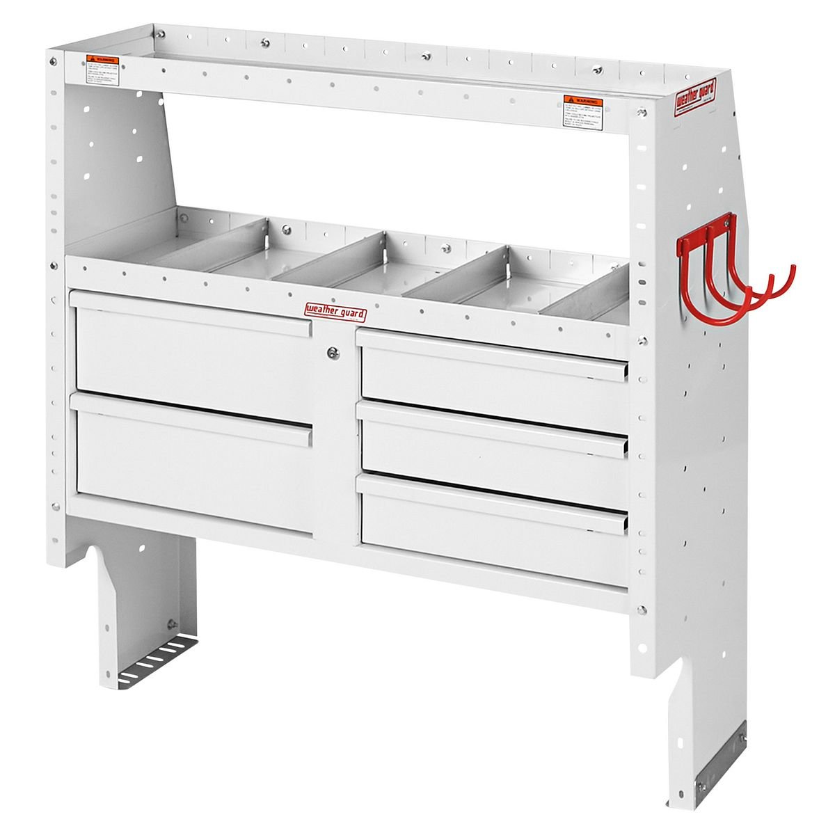General Service & Contractor — Ford Transit Low Roof 130″ WB — passenger-side shelving layout