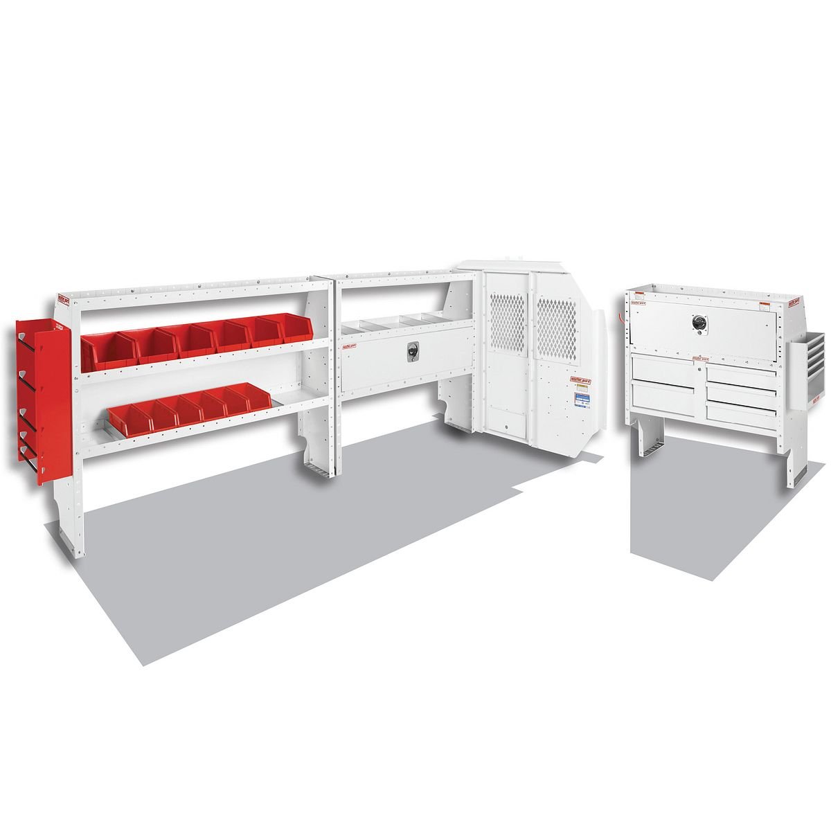 Electrical Contractor — Ford Transit Low Roof 148″ WB — layout overview