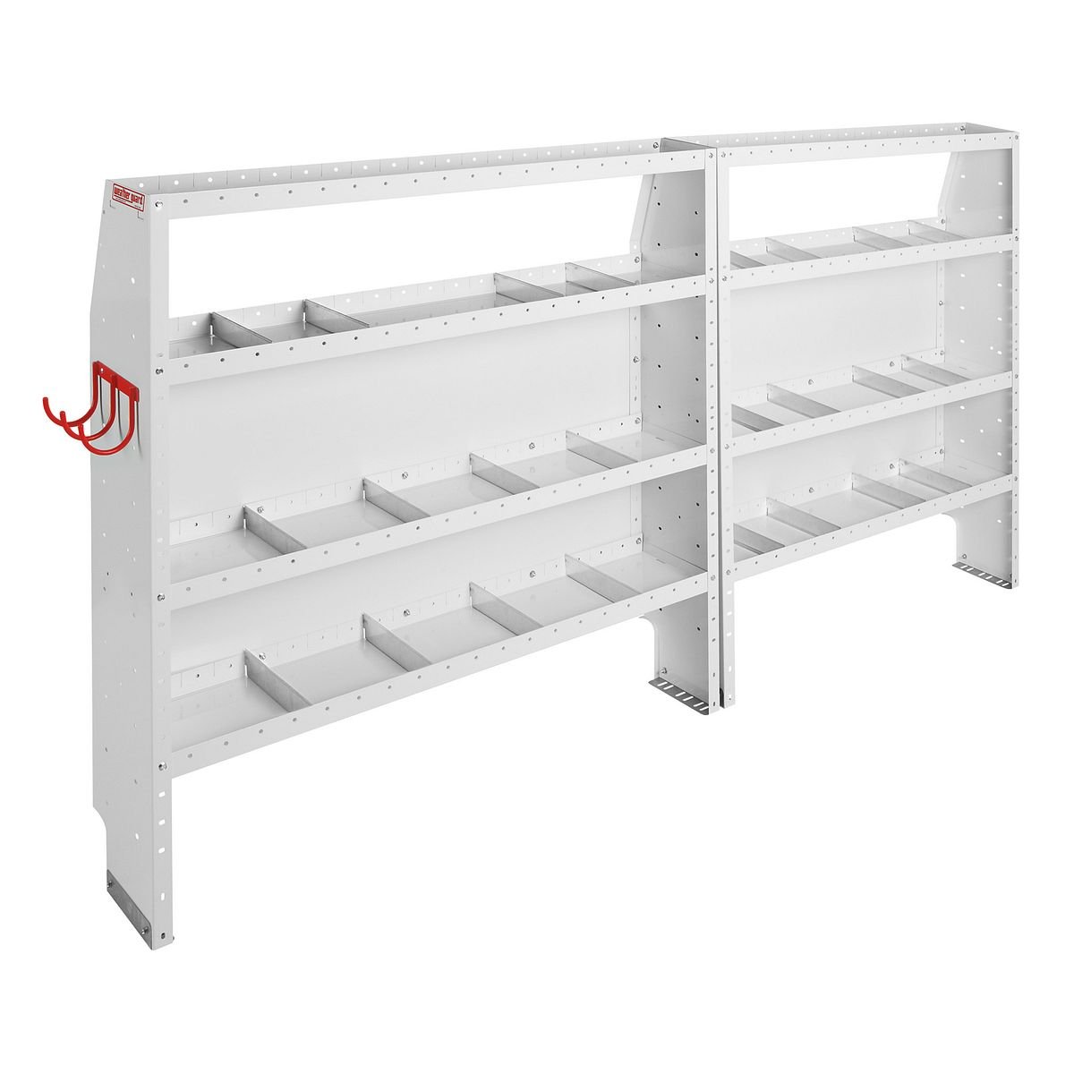 Cable & Plumber — Ford Transit Medium Roof 148″ WB — driver-side shelving layout