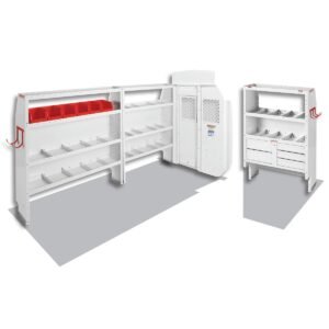 General Service & Contractor — Ford Transit High Roof 148″ WB — layout overview