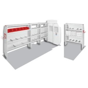 General Service & Contractor — Ford Transit High Roof 148″ WB Extended Body — layout overview