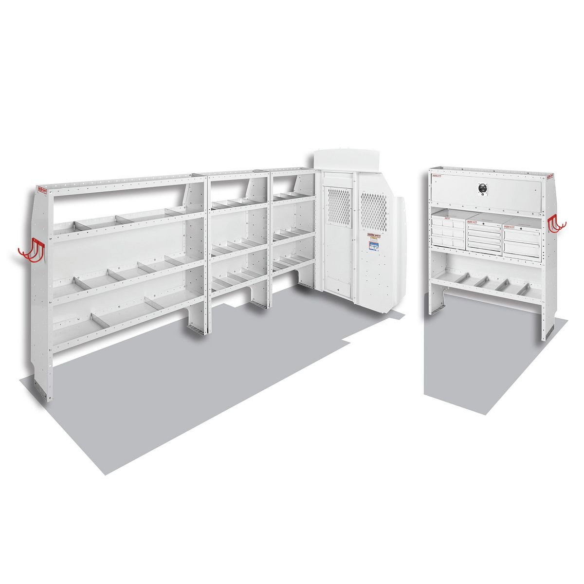Cable & Plumber — Ford Transit High Roof 148″ WB Extended Body — layout overview