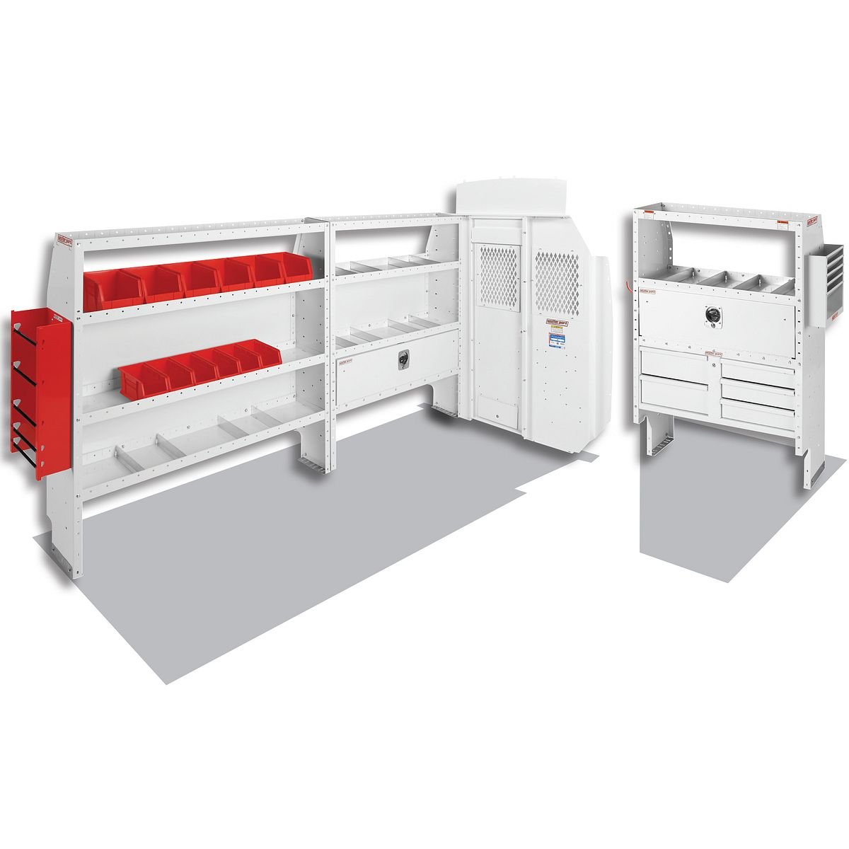 Electrical Contractor — Ford Transit High Roof 148″ WB — layout overview