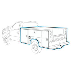 Knollwood Upfitters Service Body — supplier illustration