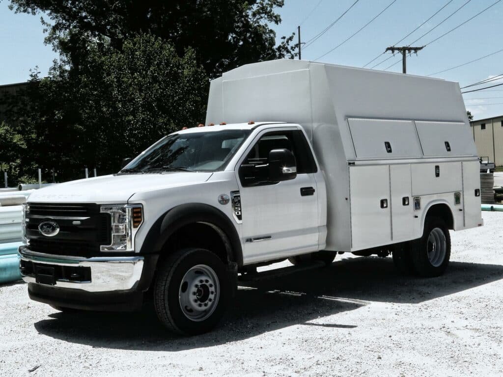 Knapheide KUVcc Enclosed Truck Service Body — supplier reference configuration