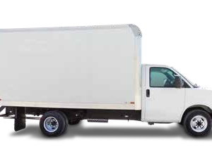 Knapheide KBV box body on a cutaway chassis — brochure reference configuration